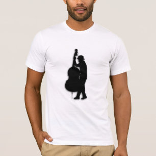 Bas- spelaremusikdesign t shirt