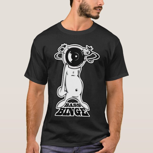 Bas- supfestmanar T-tröja T-shirt (Framsida)