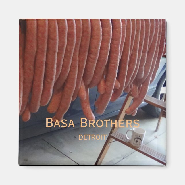 Basa Brothers Refrigerator Magnet (Framsidan)