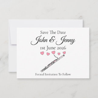 Basago Musician Bröllop spara datum