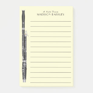 Basago Musician Teacher Woodwind Post-it Block