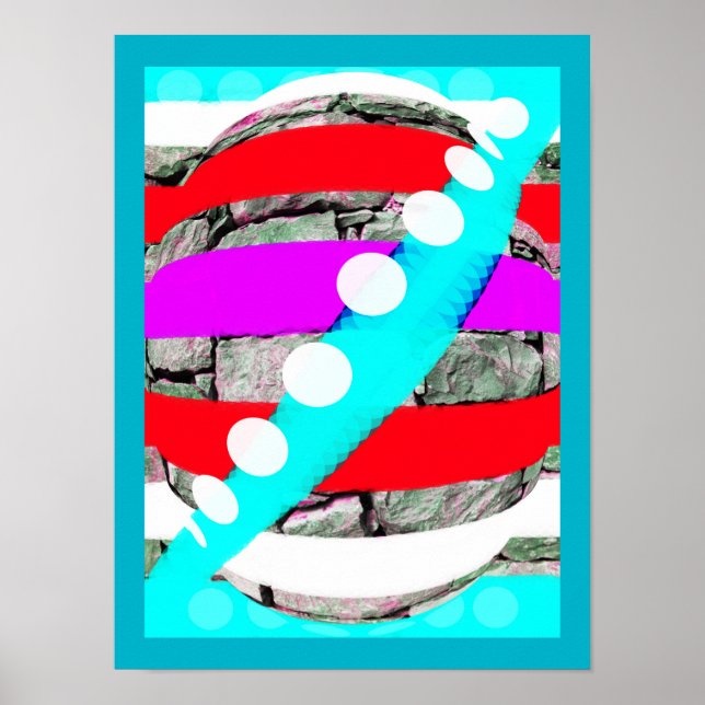 Basalt bergsandar poster (Framsidan)