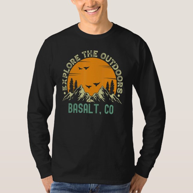 Basalt Colorado  Utforska Naturen T Shirt (Framsida)