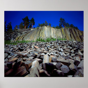 Basalt Formler för Djävulen Postpile Poster