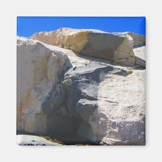 Basalt Sten Dike Geology Magnet (Framsidan)