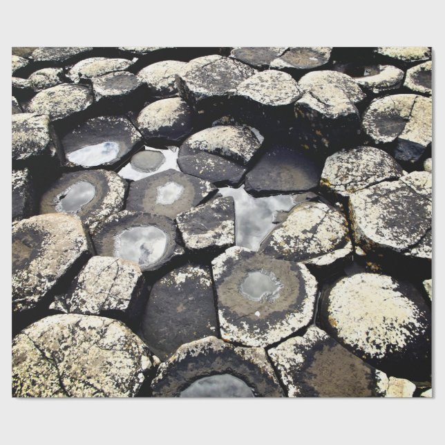 Basaltformationer Giant's Causeway Presentpapper (Platt)