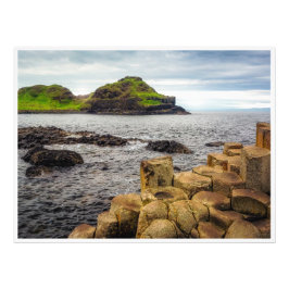 Basaltkolonner Giant's Causeway Nordirland Fototryck