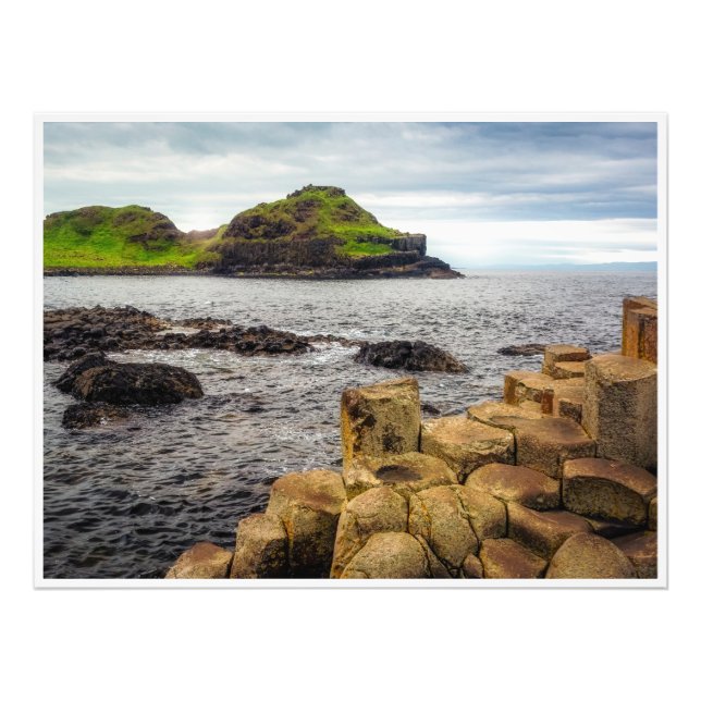 Basaltkolonner Giant's Causeway Nordirland Fototryck (Framsidan)