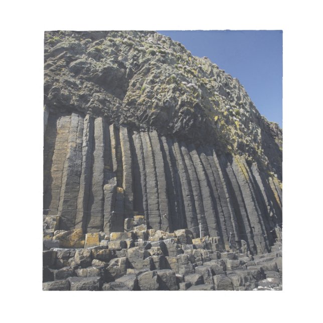 Basaltkolonner vid Fingal's Cave, Staffa, utanför Anteckningsblock (Framsida)