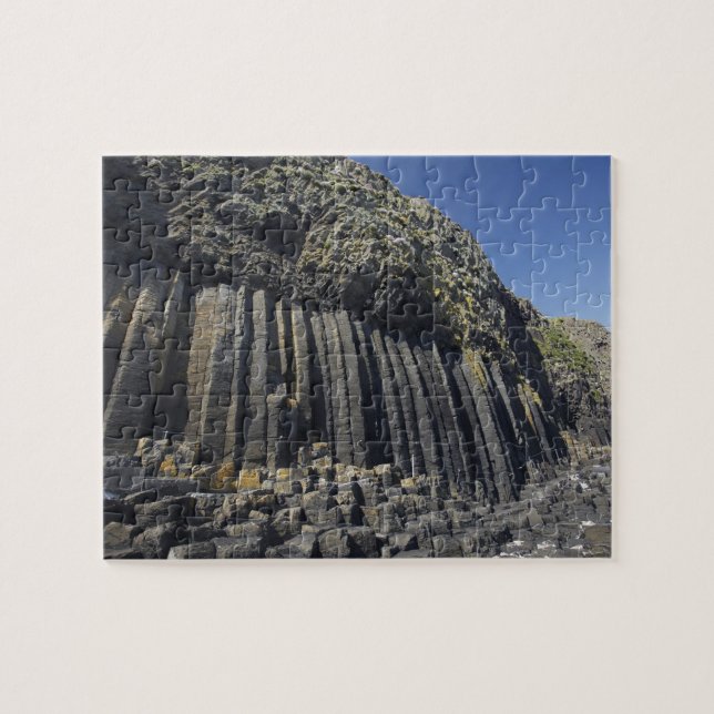 Basaltkolonner vid Fingal's Cave, Staffa, utanför Pussel (Horisontell)