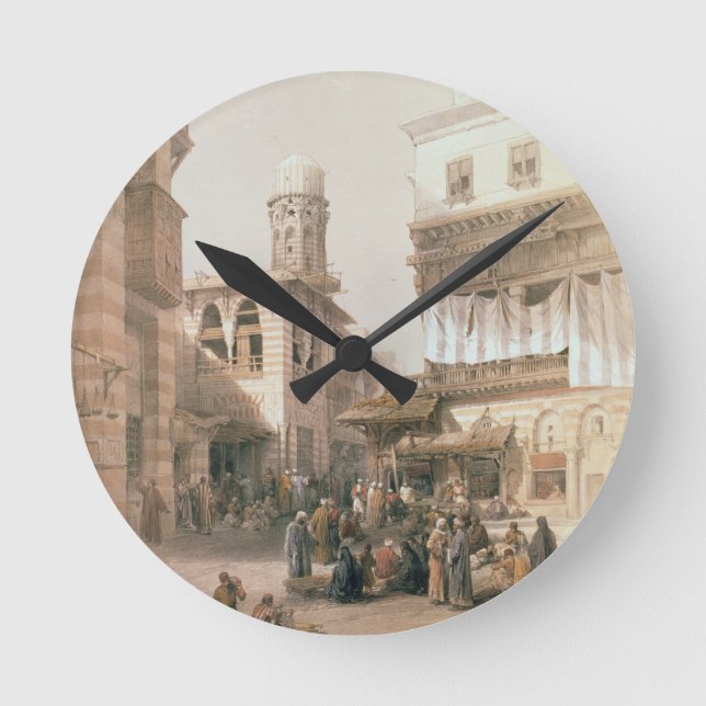 Basar av coppersmithsna, Cairo, från "egypten och Rund Klocka (Framsida)