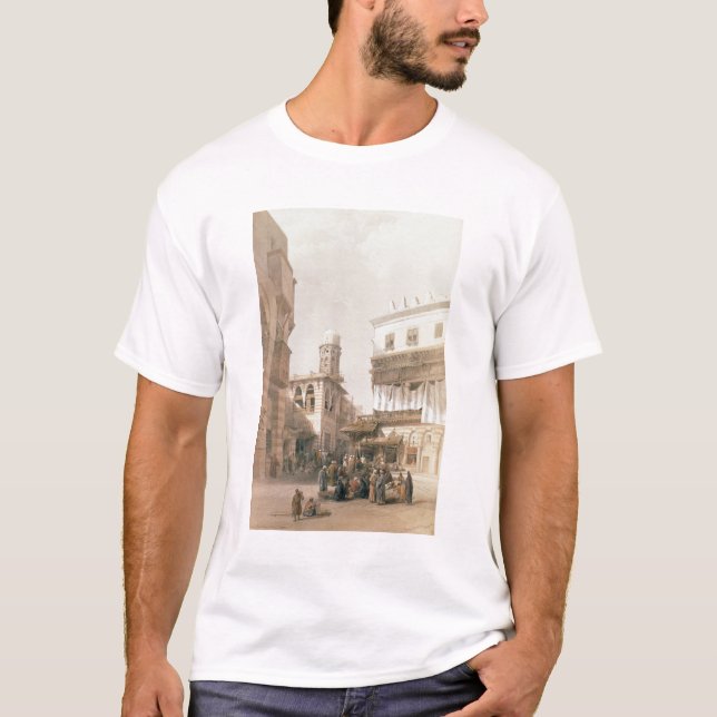 Basar av coppersmithsna, Cairo, från "egypten och T-shirt (Framsida)