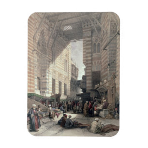Basar av silkeköpmännen, Cairo, från "egypten a Magnet