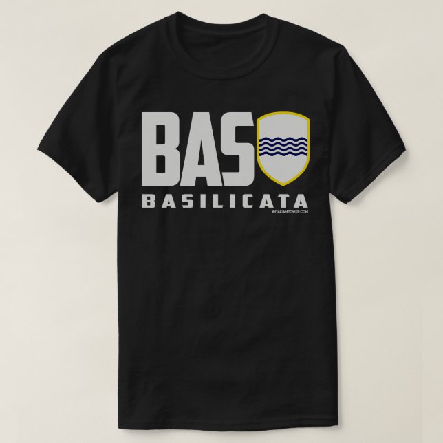 BASBasilicata T Shirt (Design framsida)