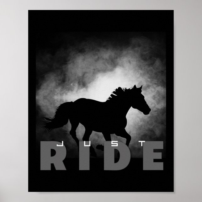 Basbo Just Ride  Apparel - Horse Poster (Framsidan)
