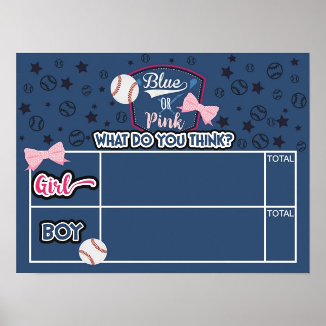 Basboll eller bågar som röstar på dig poster (Framsidan)