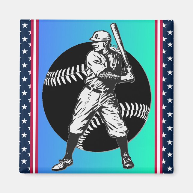 Basboll:Vintage Magnet (Framsidan)