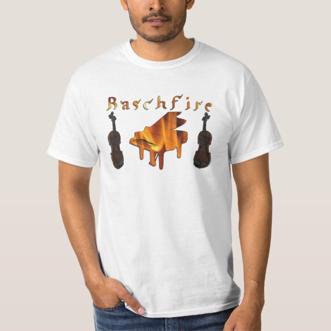 Baschfire ponnyT-tröja Tee Shirt (Framsida)
