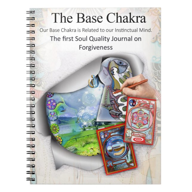 Base Chakra - Forgienssymbol Anteckningsbok (Framsidan)