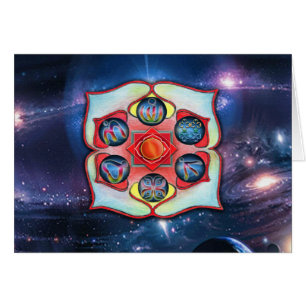 Base Chakra Hälsningskort