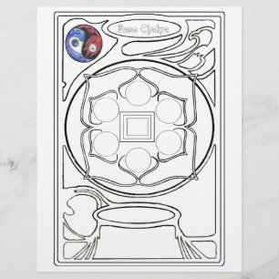 Base Chakra teckning Brevhuvud