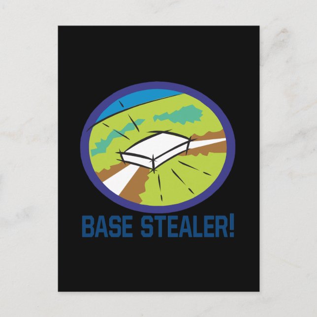 Base Stealer Vykort (Framsida)