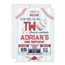 Baseball 2-födelsedagspojke