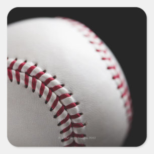 Baseball 2 fyrkantigt klistermärke