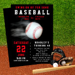 Baseball 40:e födelsedagssporterna Party Inbjudningar<br><div class="desc">Baseball 40:e födelsedagsinbjudan till sportfesten har en baseboll med din fyrtionde födelsedagsfest-information. Perfekt till inbjudan familj och vänner för att se på matchen samtidigt som man firar att man vrider fyrtio. Tillgänglig som nedladdningsbar digital nedladdning,  pappra inbjudningar eller båda alternativen. Designad av Evco Studio www.zazzle.com/store/evcostudio</div>