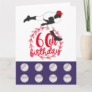 Baseball 60:e födelsedagen med spelare kort