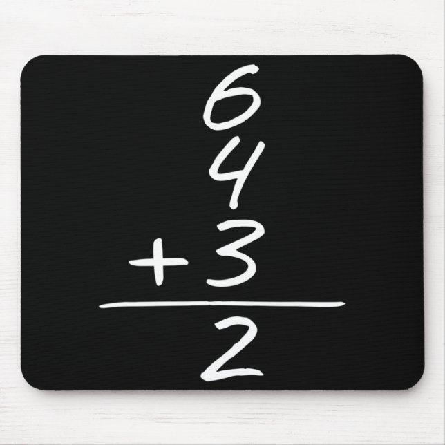 Baseball 6 4 3-Dubblors uppspelning - två utformni Musmatta (Framsidan)