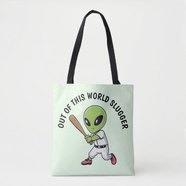 Baseball Alien Tygkasse (Framsida)
