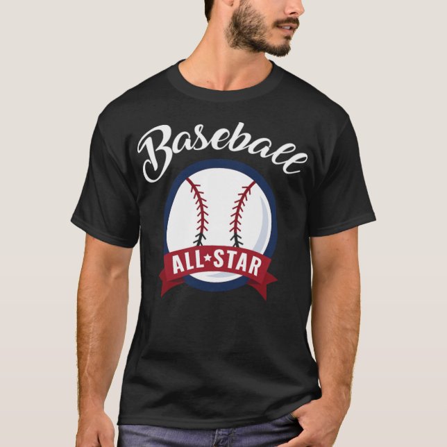 Baseball All baseball simmar baseball T Shirt (Framsida)