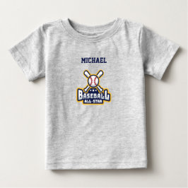 Baseball All-Star Boll & Fladdermus Personlig T Shirt
