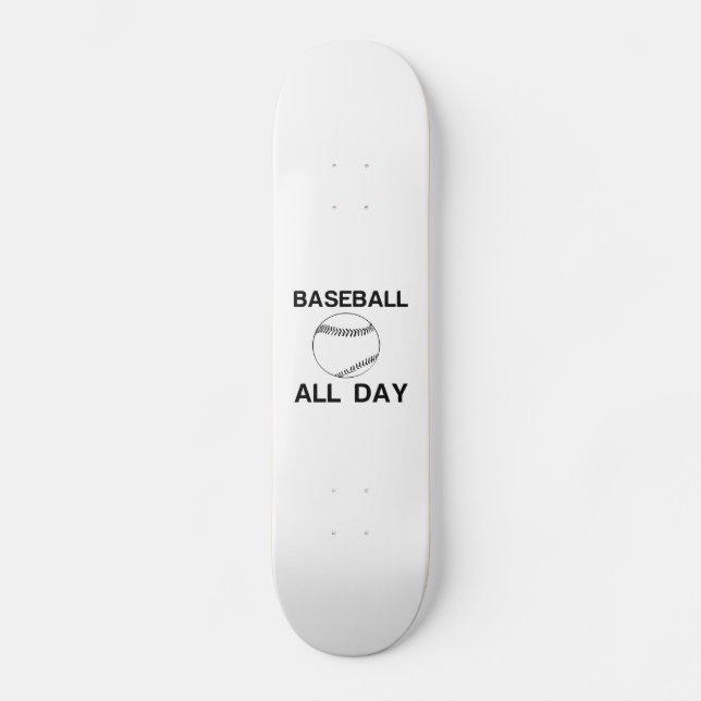 BASEBALL ALLA DAG MINI SKATEBOARD BRÄDA 18,5 CM (Framsida)