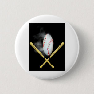 baseball älskare knapp