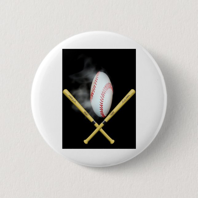 baseball älskare knapp (Framsida)