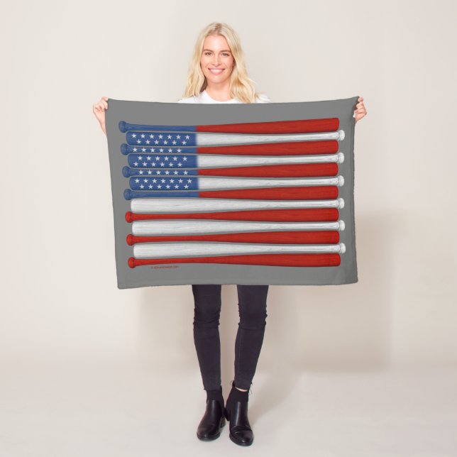 Baseball America (USA) Fleece Blanket (På plats)