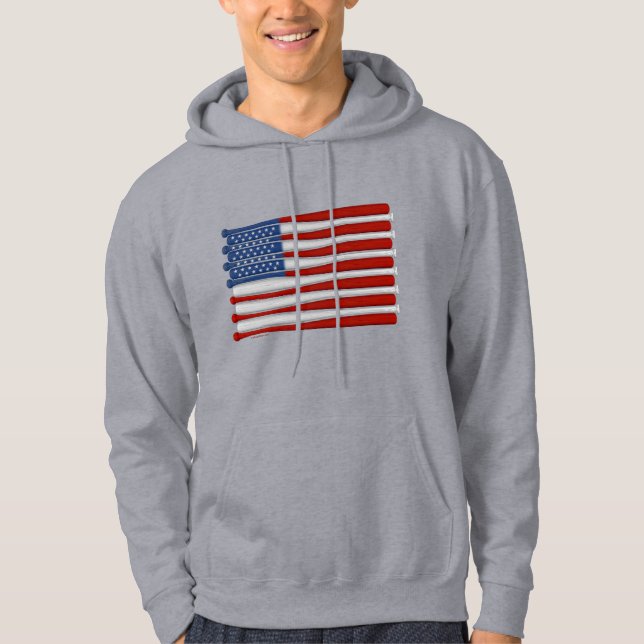 Baseball America (USA) Hoodie (Framsida)