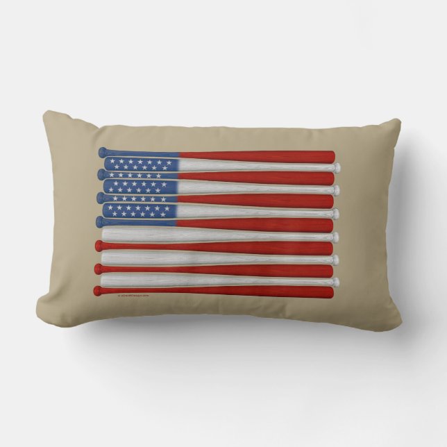 Baseball America (USA) Lumbar Pillow Lumbarkudde (Framsida)