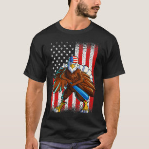 Baseball American Eagle 4:e juli Manar Boys USA T Shirt