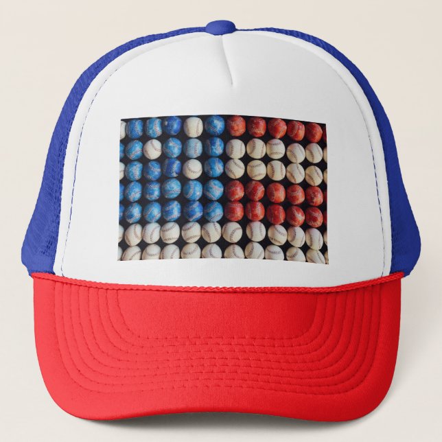 Baseball American Flagga Keps (Framsida)
