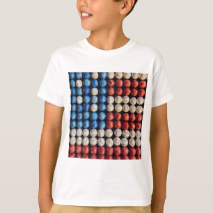 Baseball American Flagga T Shirt