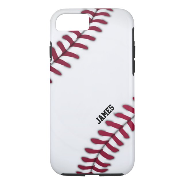 Baseball Anpassningsbar iPhone 7 fodral Case-Mate iPhone Skal (Baksida)