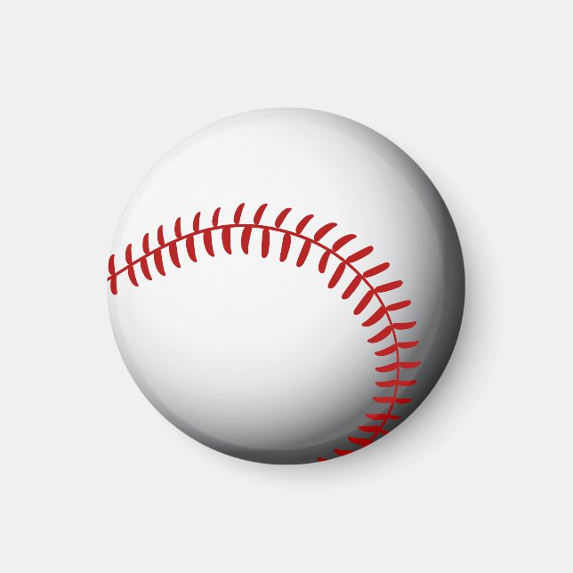 Baseball Anpassningsbar Magnet (Framsidan)