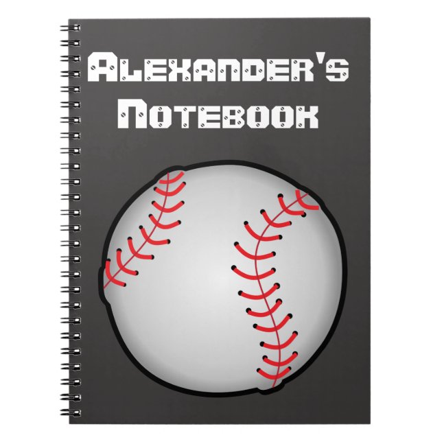 Baseball Anteckningsbok (Framsidan)
