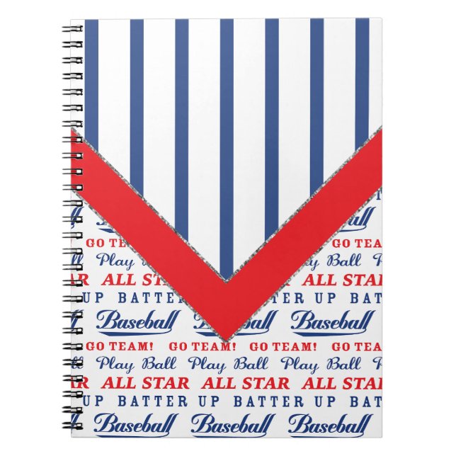 Baseball Anteckningsbok (Framsidan)