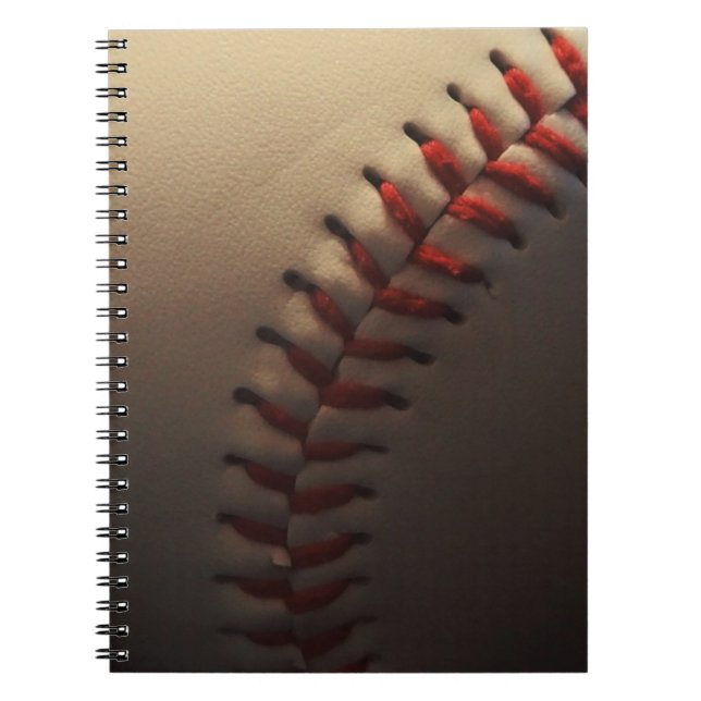 Baseball Anteckningsbok Med Spiral (Framsidan)
