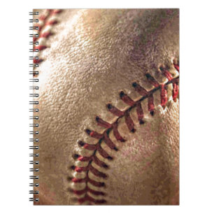 Baseball Anteckningsbok Med Spiral