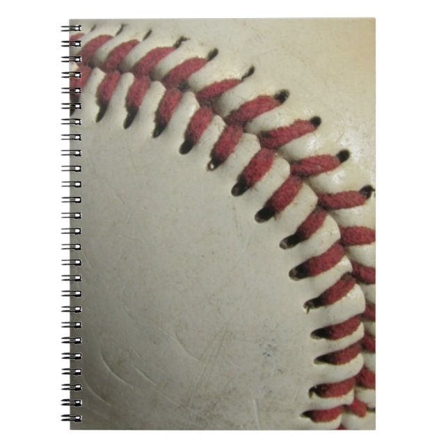 Baseball Anteckningsbok Med Spiral (Framsidan)
